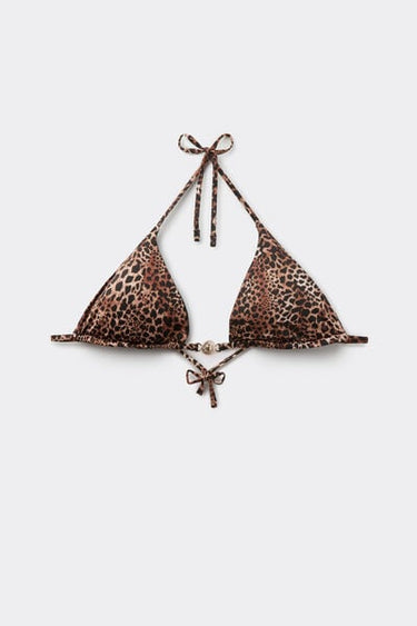Savage Sun Triangle Bikini Top with Removable Padding