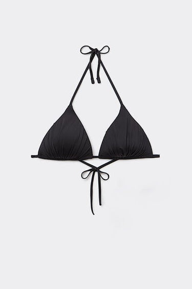Recycled Microfibre Lightly Padded Triangle Bikini Top