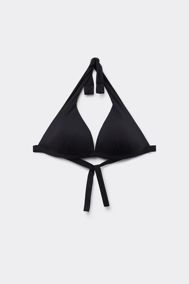 Wide Strap Recycled Microfibre Triangle Bikini Top