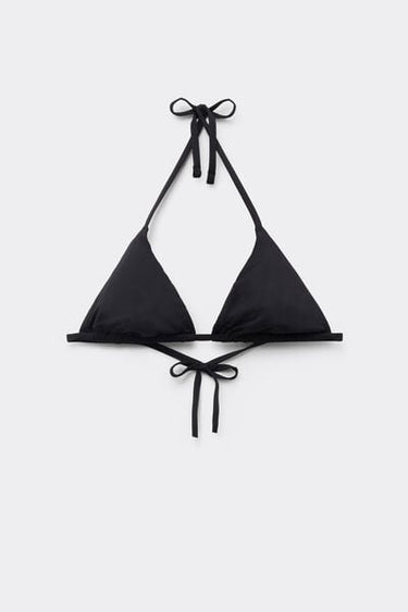 Non-Padded Recycled Microfibre Triangle Bikini Top