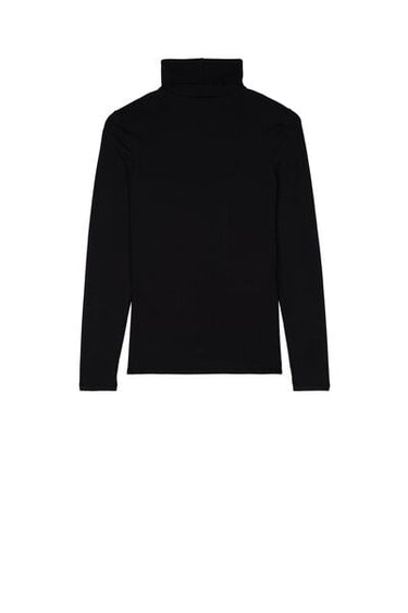Cotton and Thermal Modal Polo Neck Top