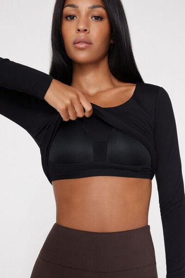 Invisible Therm Long Sleeve Top with Cups