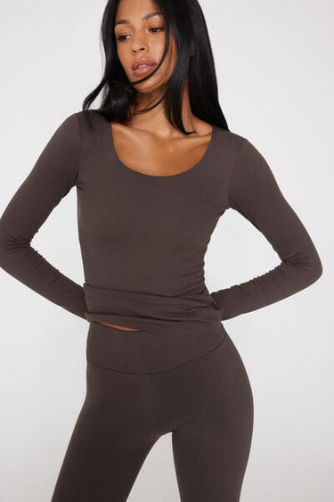 Invisible Therm Long Sleeve Top with Cups
