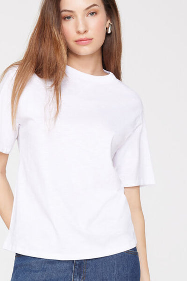 100% Slub Cotton Round Neck T-shirt
