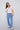 Short Sleeved Square Neck Ribbed Cotton T-shirt