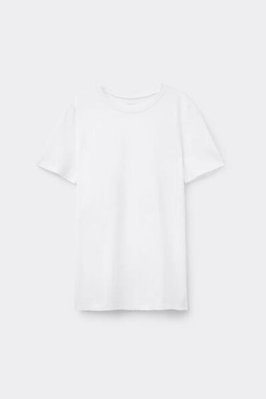Basic Crew Neck T-shirt in Cotton