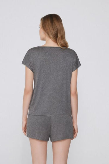 Short Viscose and Lace Pyjamas
