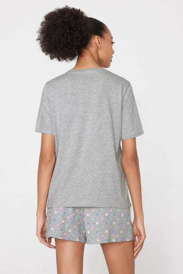 Beauty Print Short Cotton Pyjamas