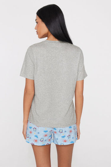 Best Mom Print Short Cotton Pyjamas