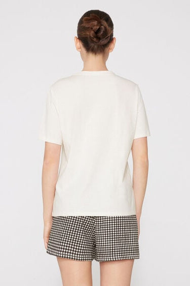 Short-Sleeved Short Pyjamas with Flower Patch