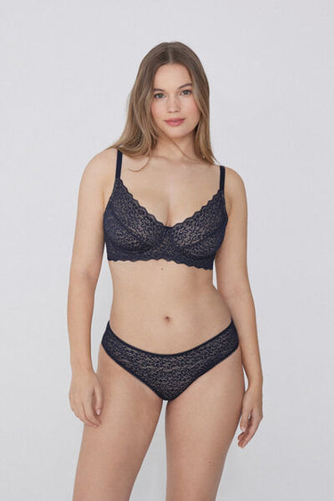 Paris Recycled Lace Unpadded Balconette Bra