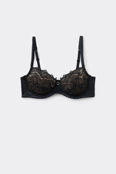 Paris Dark Romance Balconette Bra