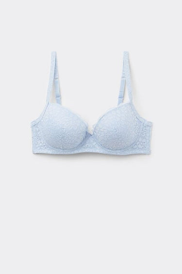 Wien Recycled Lace Slightly Padded Balconette Bra