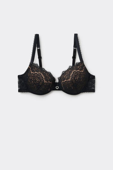 Athens Dark Romance Lace Push-up Bra