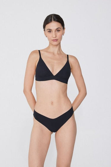 High-Leg Laser-Cut Recycled Microfibre Brazilian Briefs