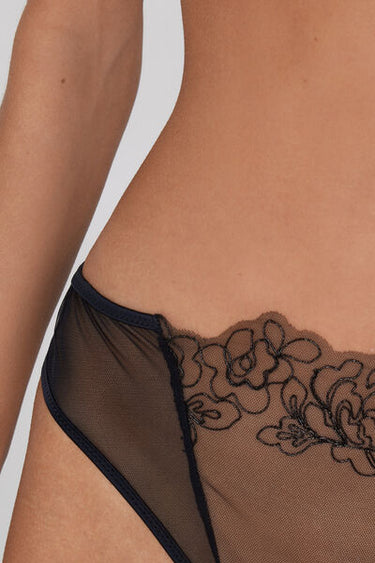 Fleur Noir Brazilian Briefs