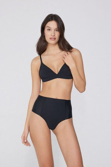 Laser Cut High-Waist Shaping Brazilian Briefs