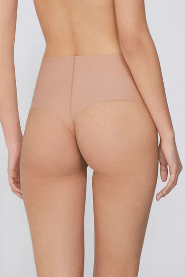 Laser Cut High-Waist Shaping Brazilian Briefs