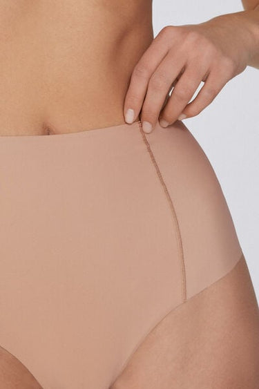 Laser Cut High-Waist Shaping Brazilian Briefs