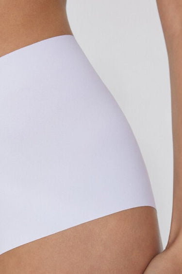 High-Waisted Laser-Cut Recycled Microfibre French Knickers