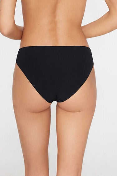 Laser Cut Microfibre and Lace Knickers