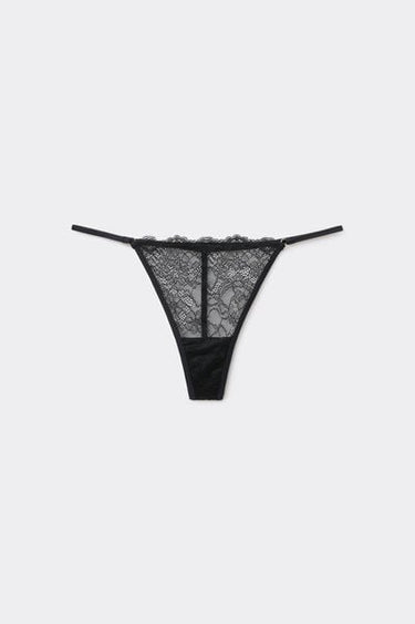 Lace Tanga Panel G-String