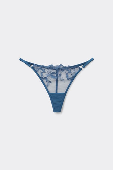 Flower Desire Tanga Panel G-String