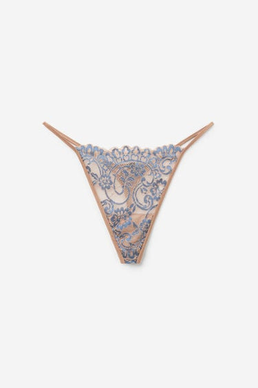 Romantic Bloom Tanga Panel G-String