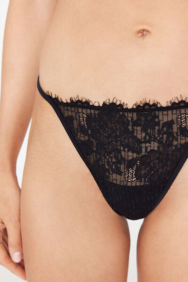 Midnight Secret Tanga Panel G-String