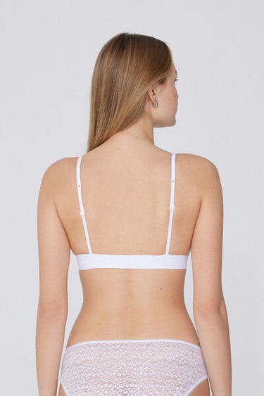 Lisbon Recycled Lace Triangle Bra