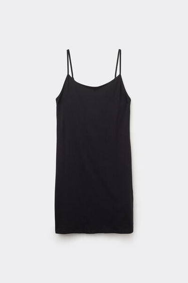 Cotton Slip with Thin Shoulder Straps