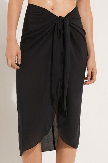 Viscose Canvas Midi Sarong