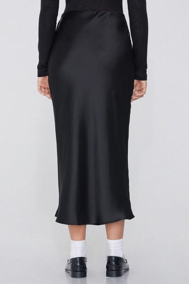 Satin Midi Skirt