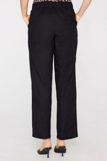 Cotton Canvas Cigarette Trousers