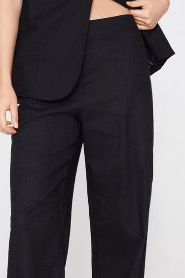 Cotton Canvas Palazzo Trousers