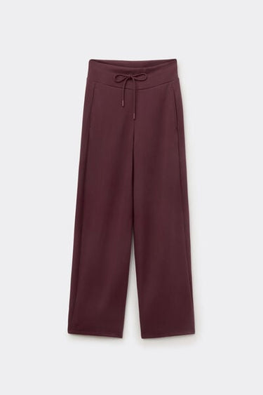 Superior Softness Palazzo Trousers with Side Stripes