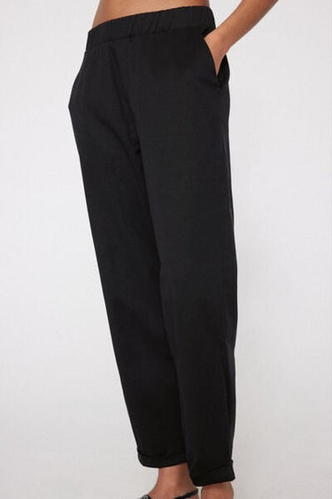 Gabardine Cigarette Trousers