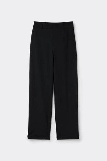 Long Easy Fit Microfibre Cigarette Trousers