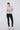 Viscose Capri Trousers with Small Slits