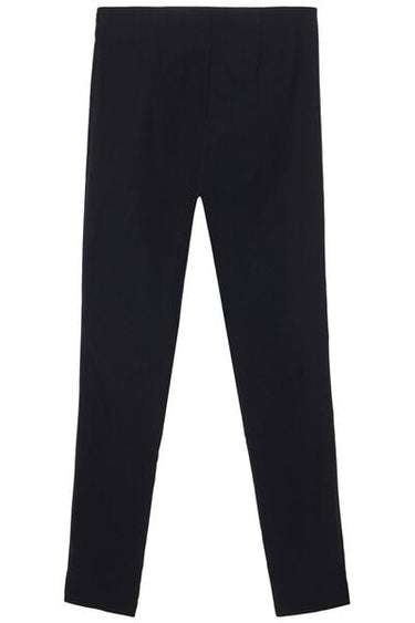 Viscose Capri Trousers with Small Slits