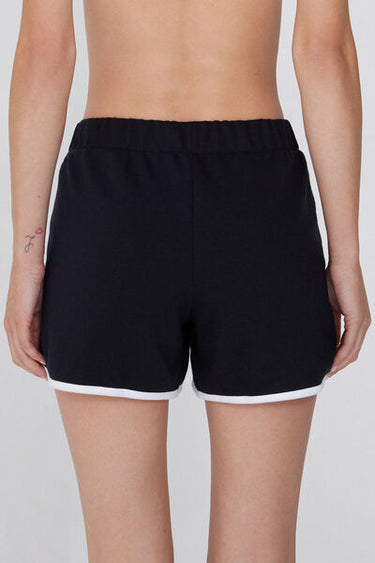 Fleece Shorts with Piping