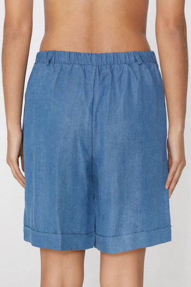Denim Canvas Bermuda Shorts