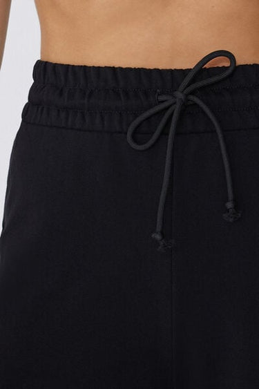 Cotton Fleece Bermuda Shorts with Drawstring