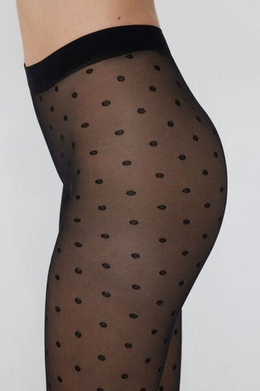 40-Denier Print Tights