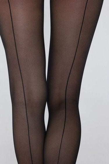 40-Denier Print Tights