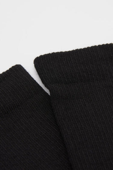 Women's 3/4 Ribbed Cotton Socks