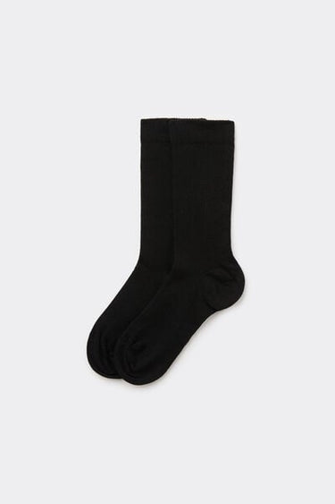 Women's 3/4 Ribbed Cotton Socks