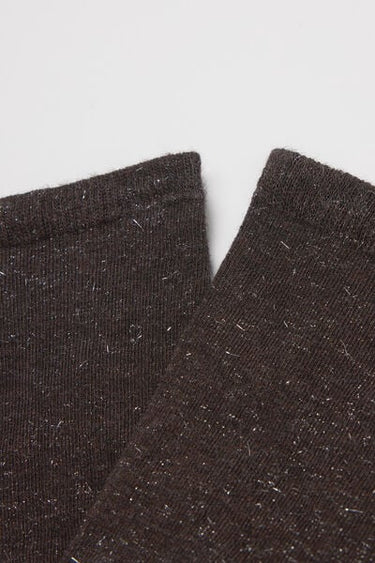 Women’s Lamé Merino Wool Short Socks