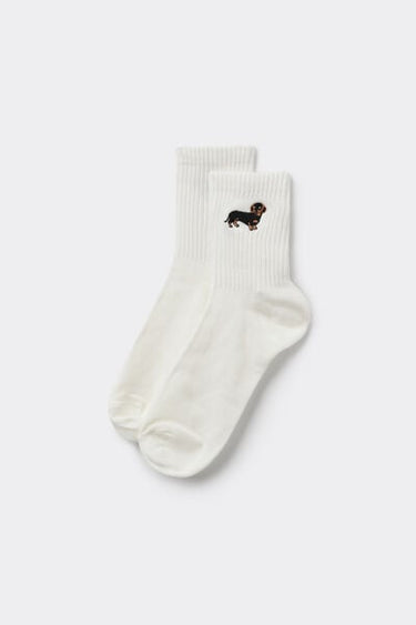 Short Patterned Sport Socks