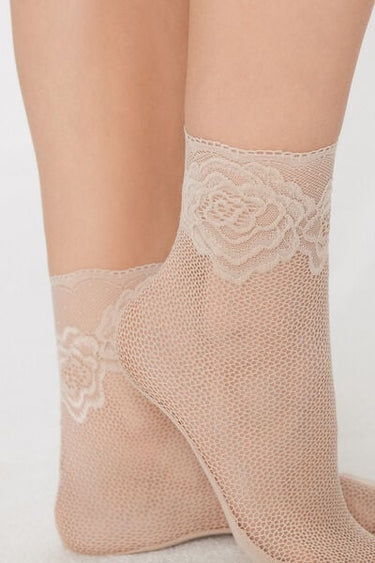 2 Pairs of Women’s Short Tulle Socks